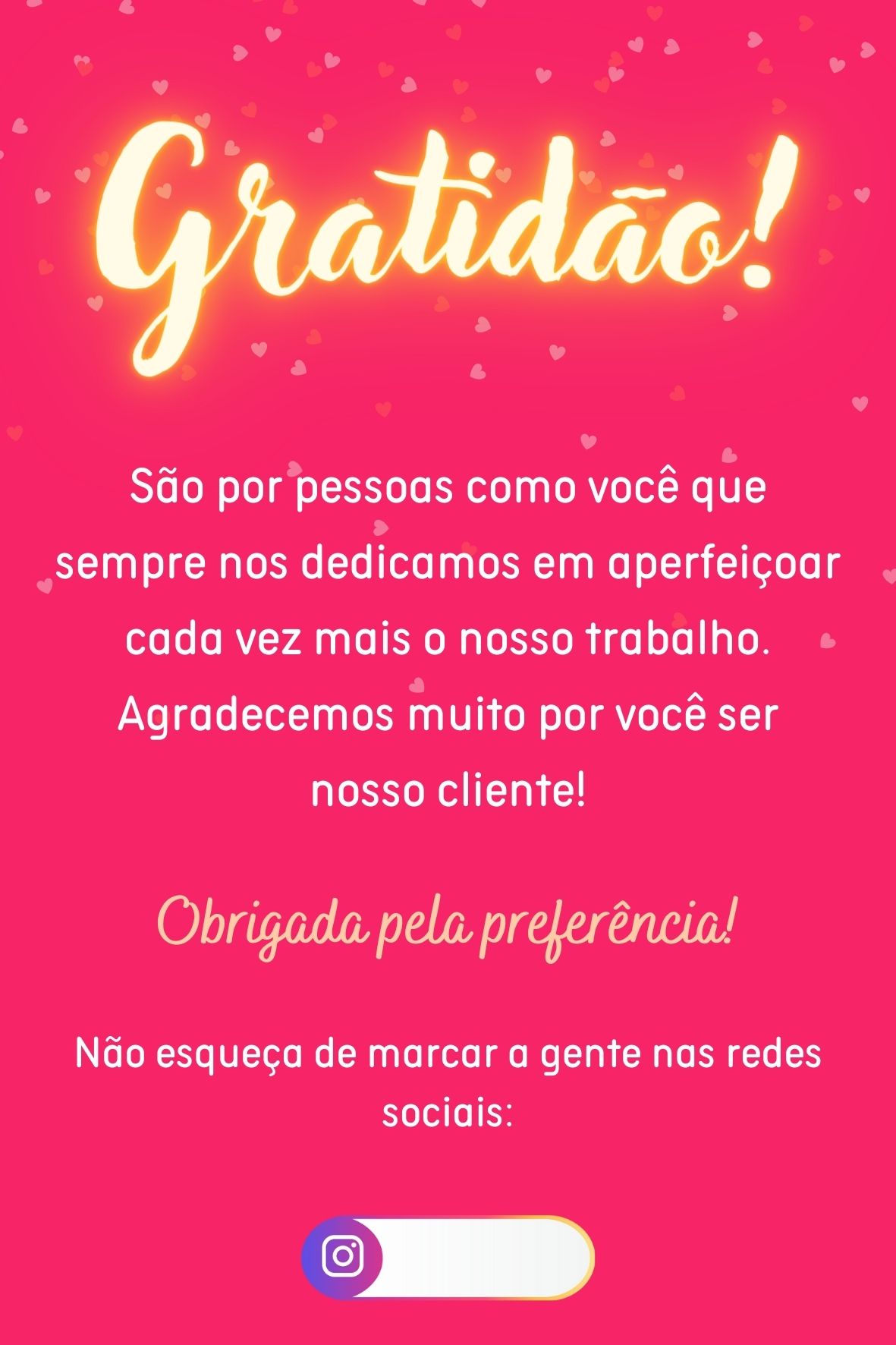 32. Agradecimento de pedido